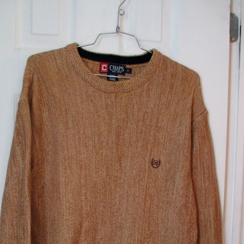 Chaps Men's Sweater – Heavyweight Classic Fit Cotton Crewneck Pullover Sweater M